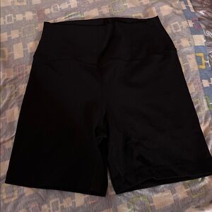 Black High-Waist Women’s Bike Shorts